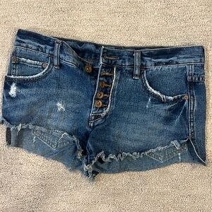 Free people Jean shorts
